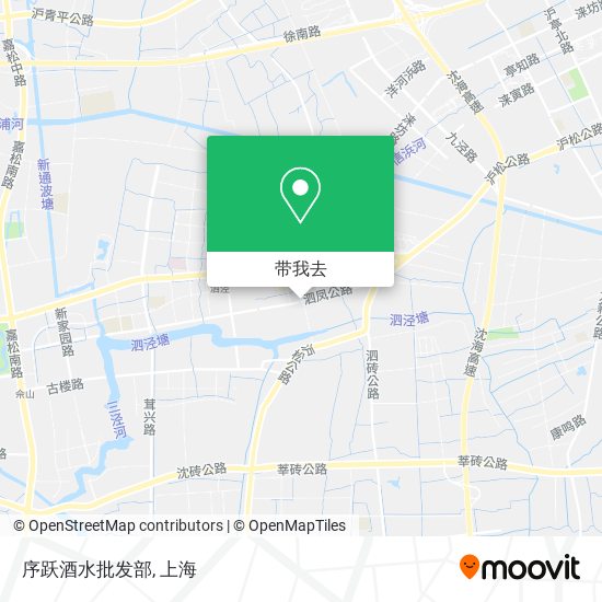 序跃酒水批发部地图