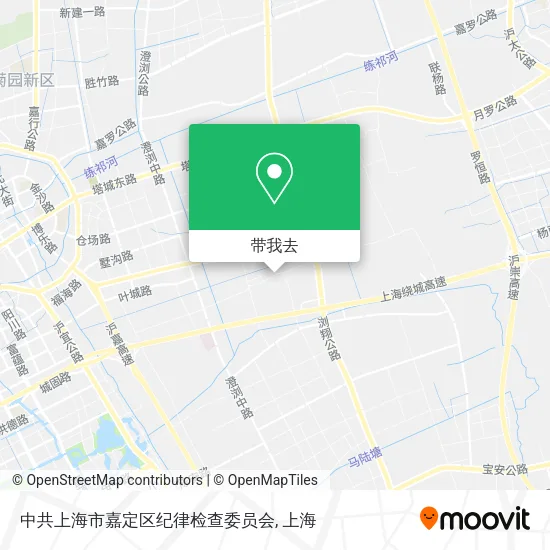 中共上海市嘉定区纪律检查委员会地图