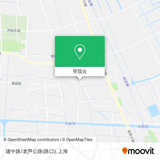 建中路/老芦公路(路口)地图