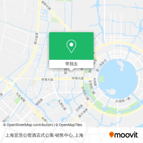上海宜浩公馆酒店式公寓-销售中心地图