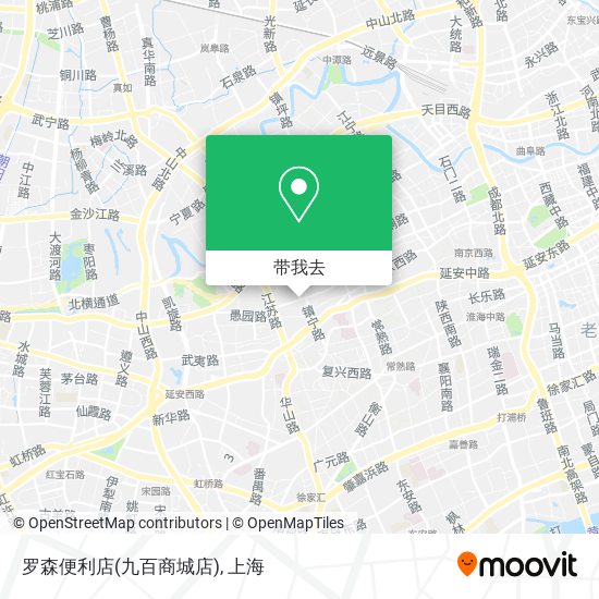 罗森便利店(九百商城店)地图