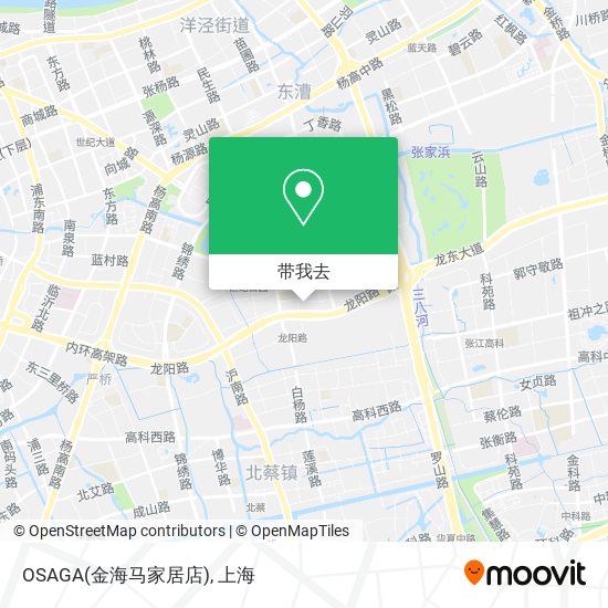 OSAGA(金海马家居店)地图
