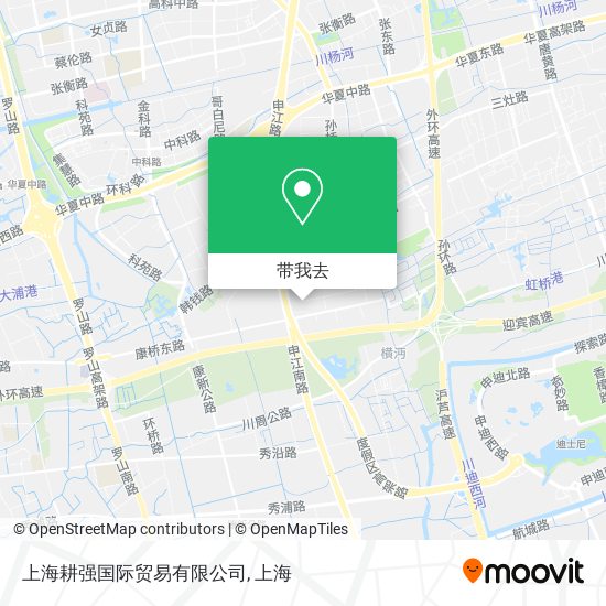 上海耕强国际贸易有限公司地图