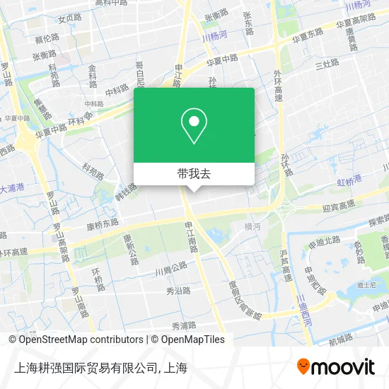 上海耕强国际贸易有限公司地图