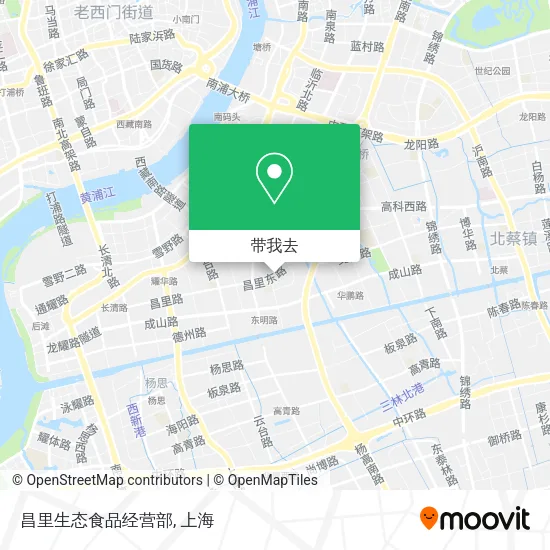 昌里生态食品经营部地图