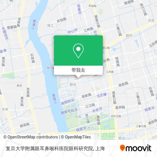 复旦大学附属眼耳鼻喉科医院眼科研究院地图