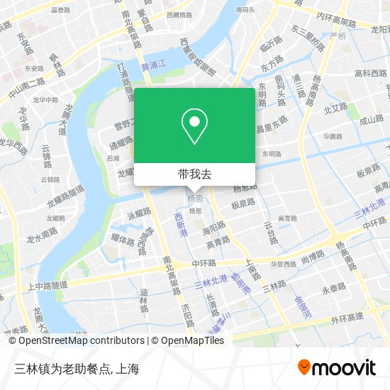 三林镇为老助餐点地图