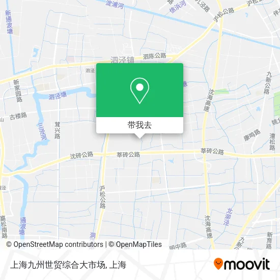 上海九州世贸综合大市场地图