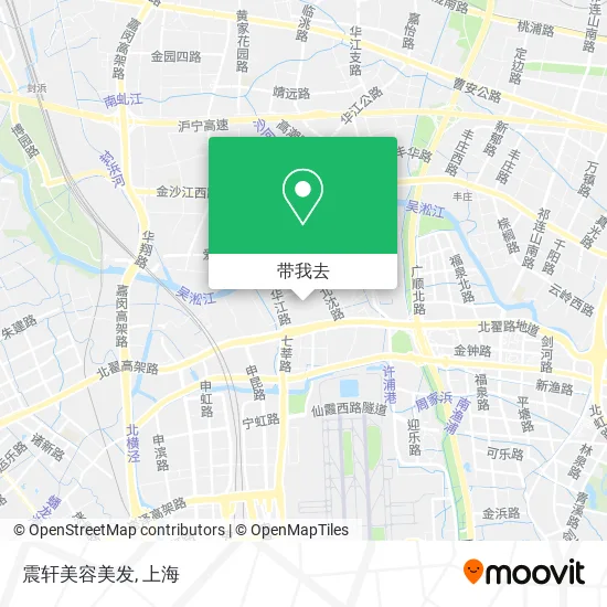 震轩美容美发地图