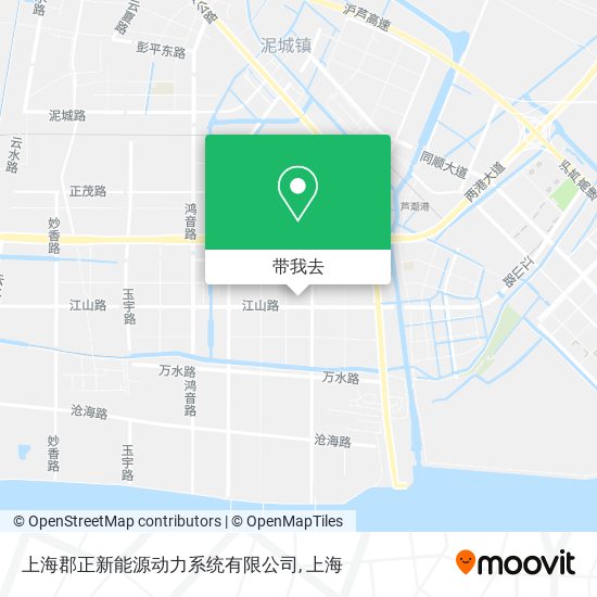 上海郡正新能源动力系统有限公司地图