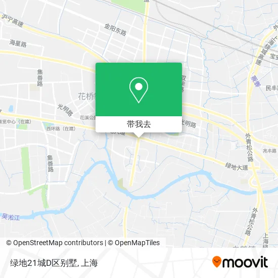 绿地21城D区别墅地图