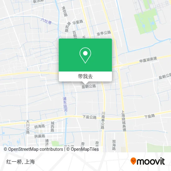 红一桥地图