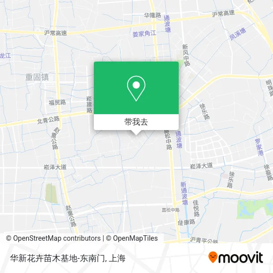 华新花卉苗木基地-东南门地图