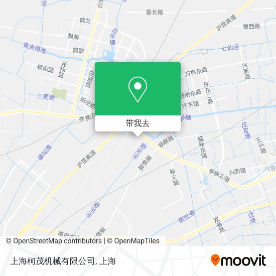 上海柯茂机械有限公司地图