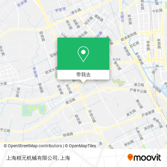 上海精元机械有限公司地图
