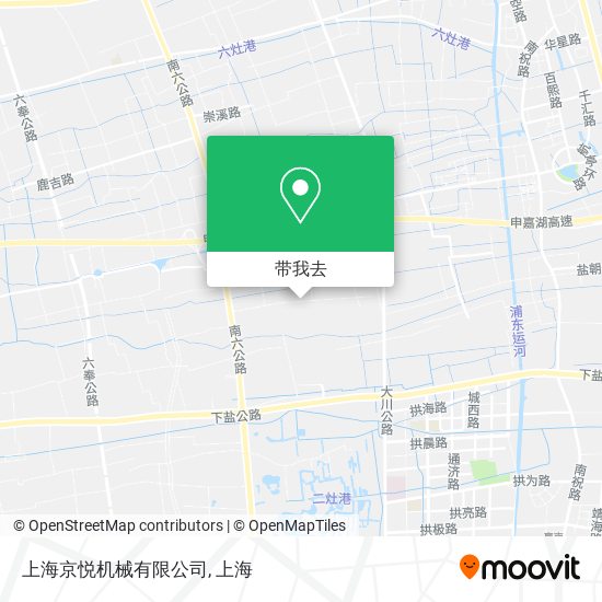 上海京悦机械有限公司地图