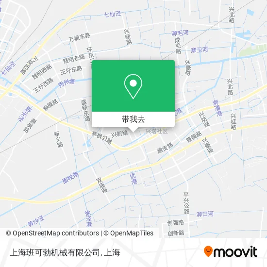 上海班可勃机械有限公司地图