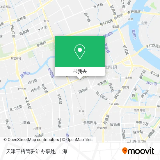 天津三格管驻沪办事处地图