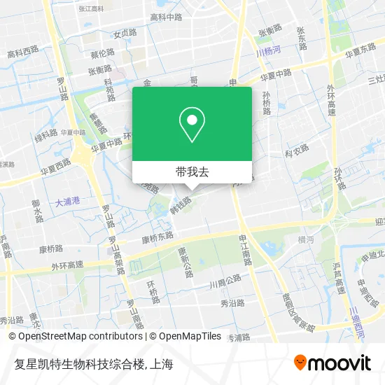 复星凯特生物科技综合楼地图
