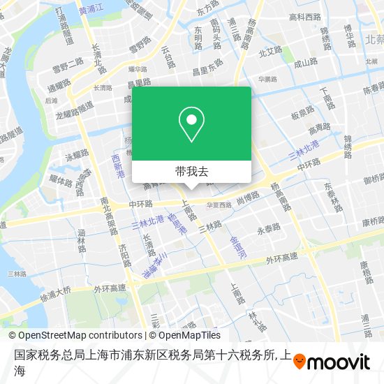 国家税务总局上海市浦东新区税务局第十六税务所地图
