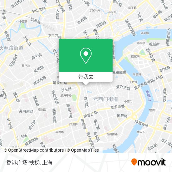 香港广场-扶梯地图