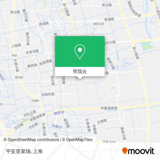 平安里菜场地图