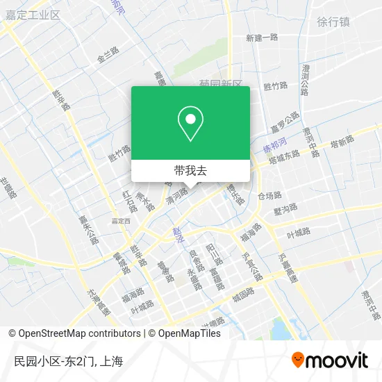 民园小区-东2门地图