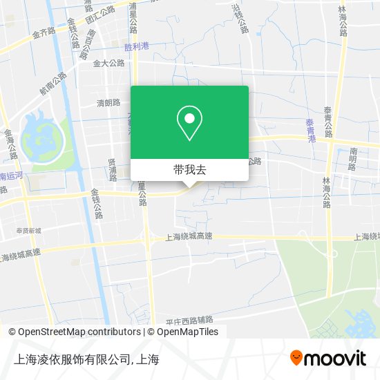上海凌依服饰有限公司地图