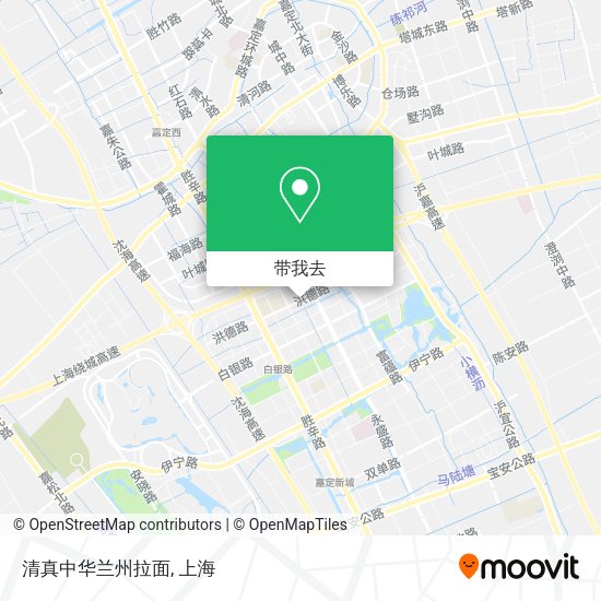 清真中华兰州拉面地图