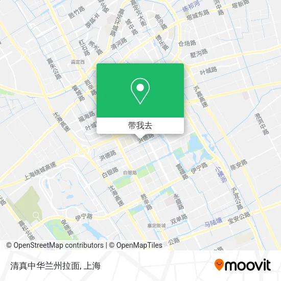清真中华兰州拉面地图