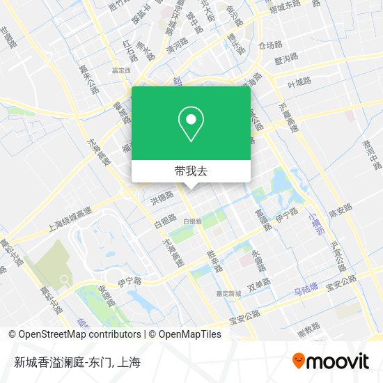 新城香溢澜庭-东门地图