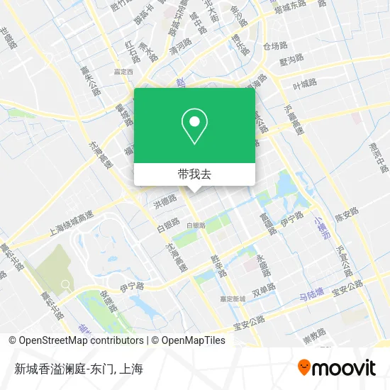 新城香溢澜庭-东门地图