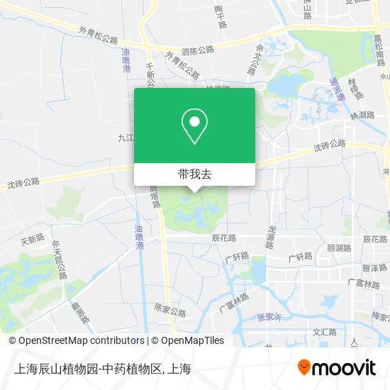 上海辰山植物园-中药植物区地图