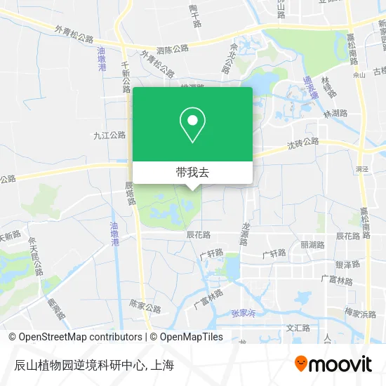 辰山植物园逆境科研中心地图