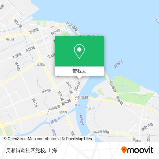 吴淞街道社区党校地图