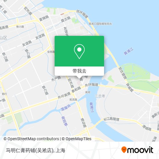 马明仁膏药铺(吴淞店)地图