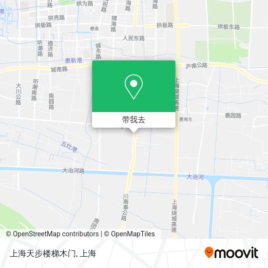 上海天步楼梯木门地图
