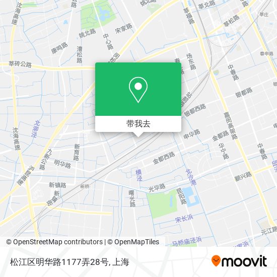 松江区明华路1177弄28号地图