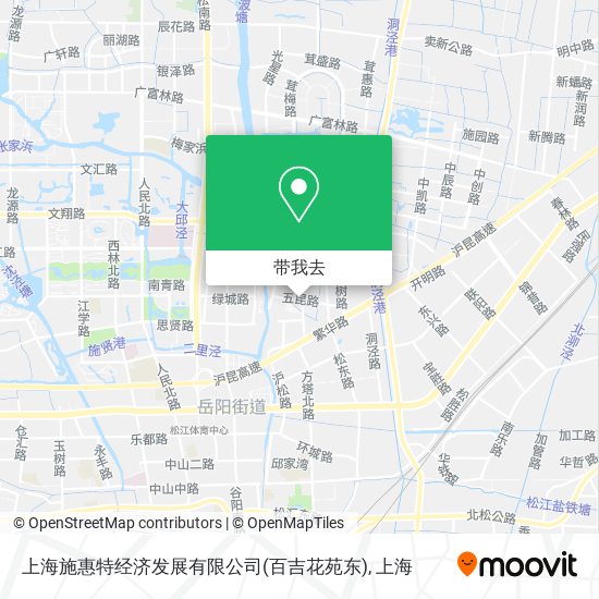 上海施惠特经济发展有限公司(百吉花苑东)地图