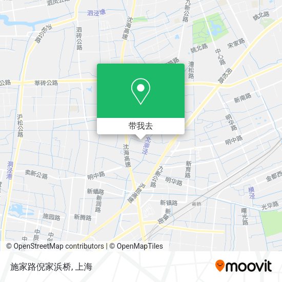 施家路倪家浜桥地图