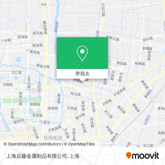 上海后藤金属制品有限公司地图