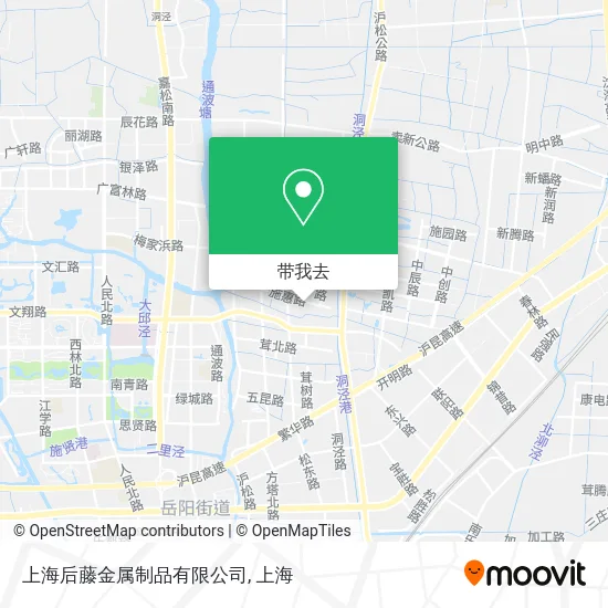 上海后藤金属制品有限公司地图