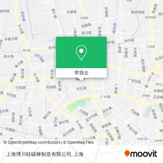 上海博川硅碳棒制造有限公司地图