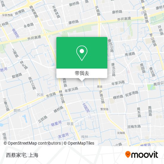 西蔡家宅地图