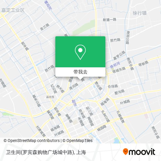 卫生间(罗宾森购物广场城中路)地图