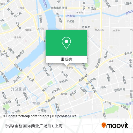 乐高(金桥国际商业广场店)地图