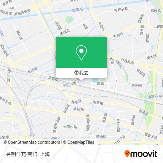 昱翔佳苑-南门地图
