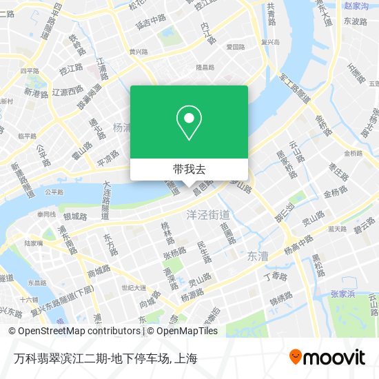 万科翡翠滨江二期-地下停车场地图