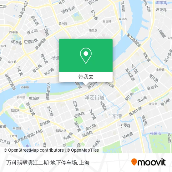 万科翡翠滨江二期-地下停车场地图