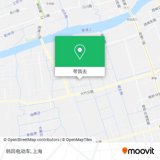 韩田电动车地图